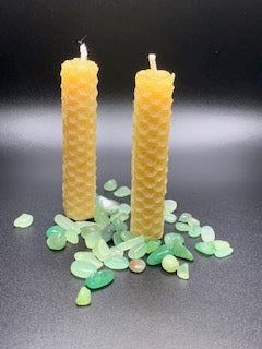 Hand-Rolled 100% Natural Beeswax Candle